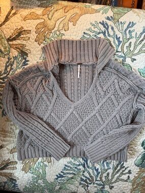 Free People V-Neck Sweater